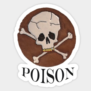 Skull and Bones Poison Sticker